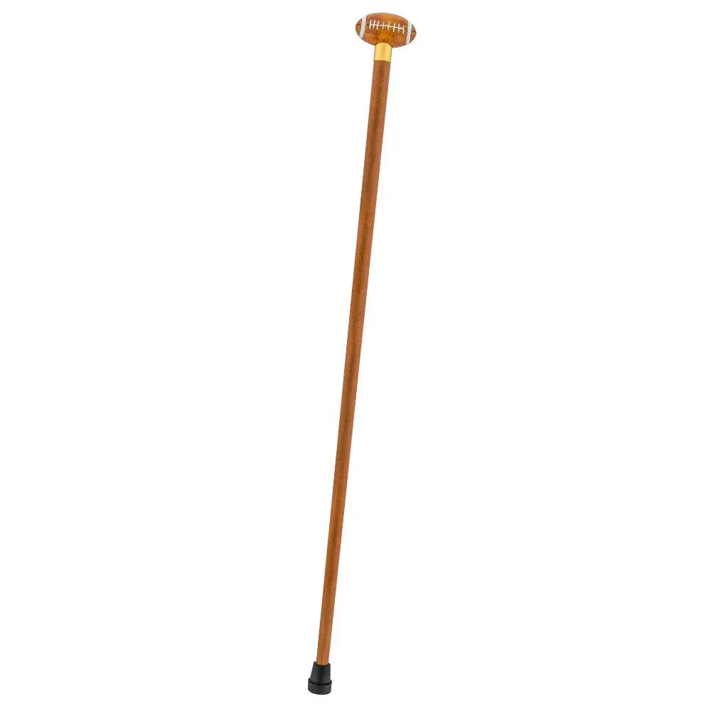 American Football Walking Cane with Custom Shaft and Collar