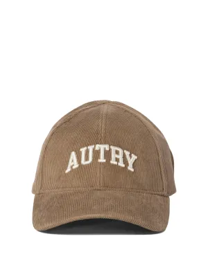 Autry Corduroy Baseball Cap With Embroidery