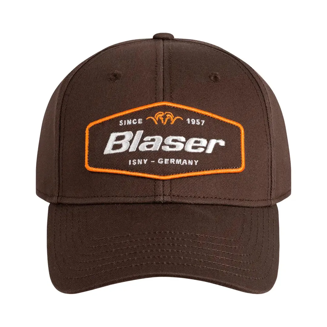 Badge Cap - Dark Brown by Blaser