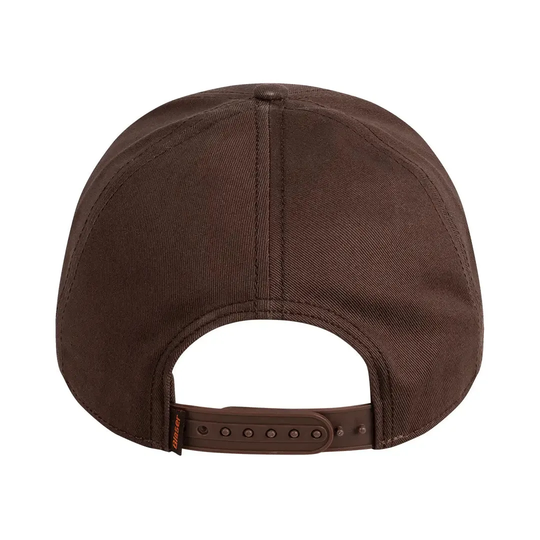 Badge Cap - Dark Brown by Blaser