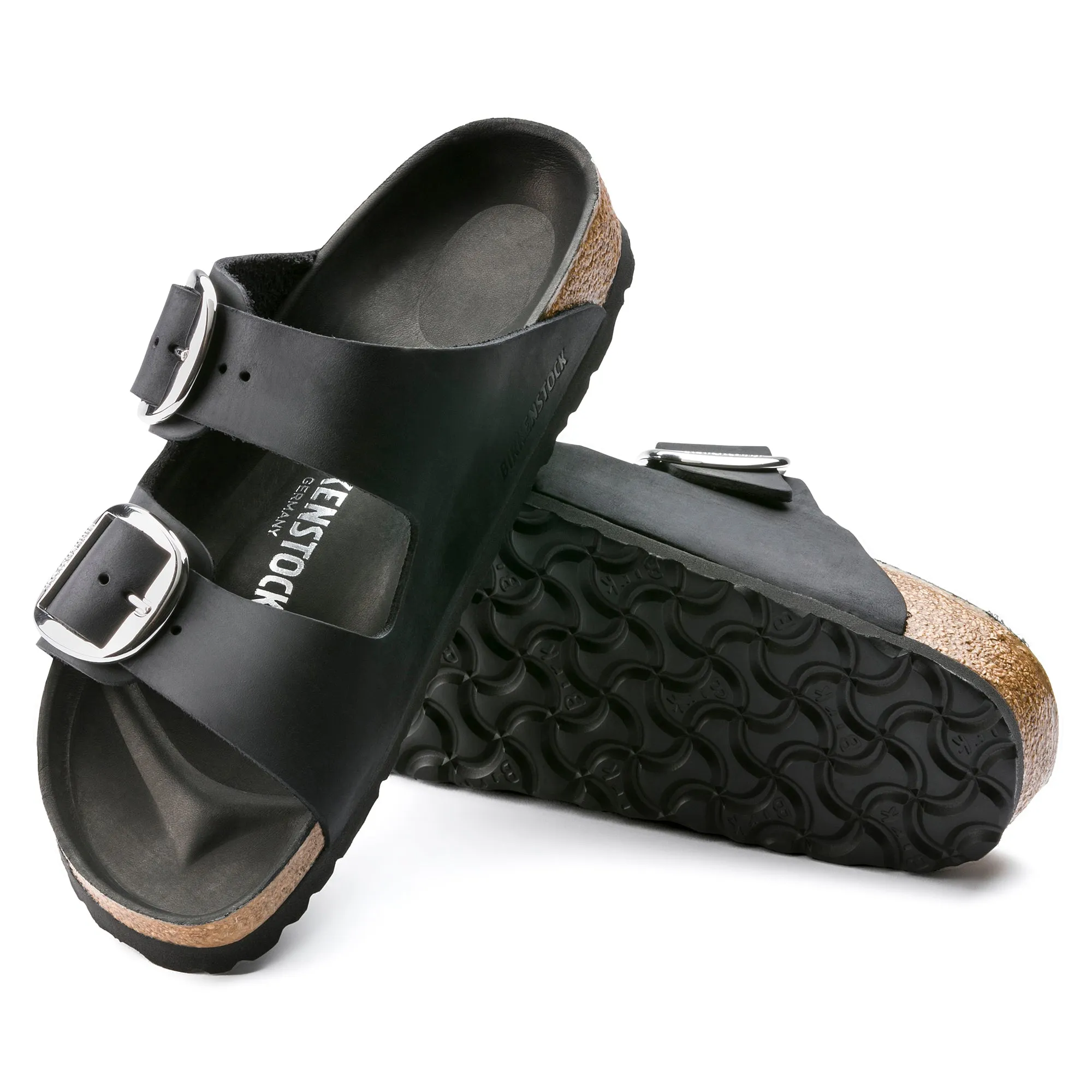 Birkenstock Arizona Big Buckle Oiled Leather in Black