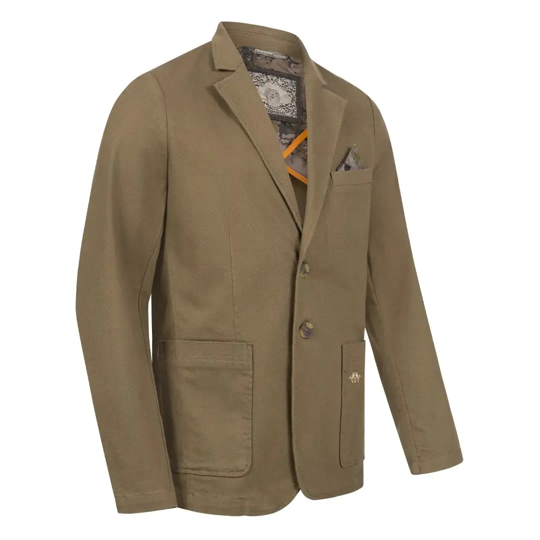 Bob Denim Stretch Jacket - Dark Olive by Blaser