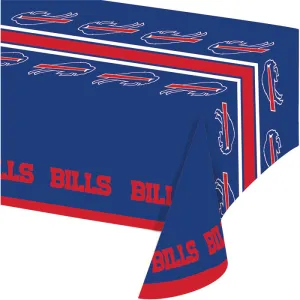 Buffalo Bills Plastic Table Cover, 54" X 102"