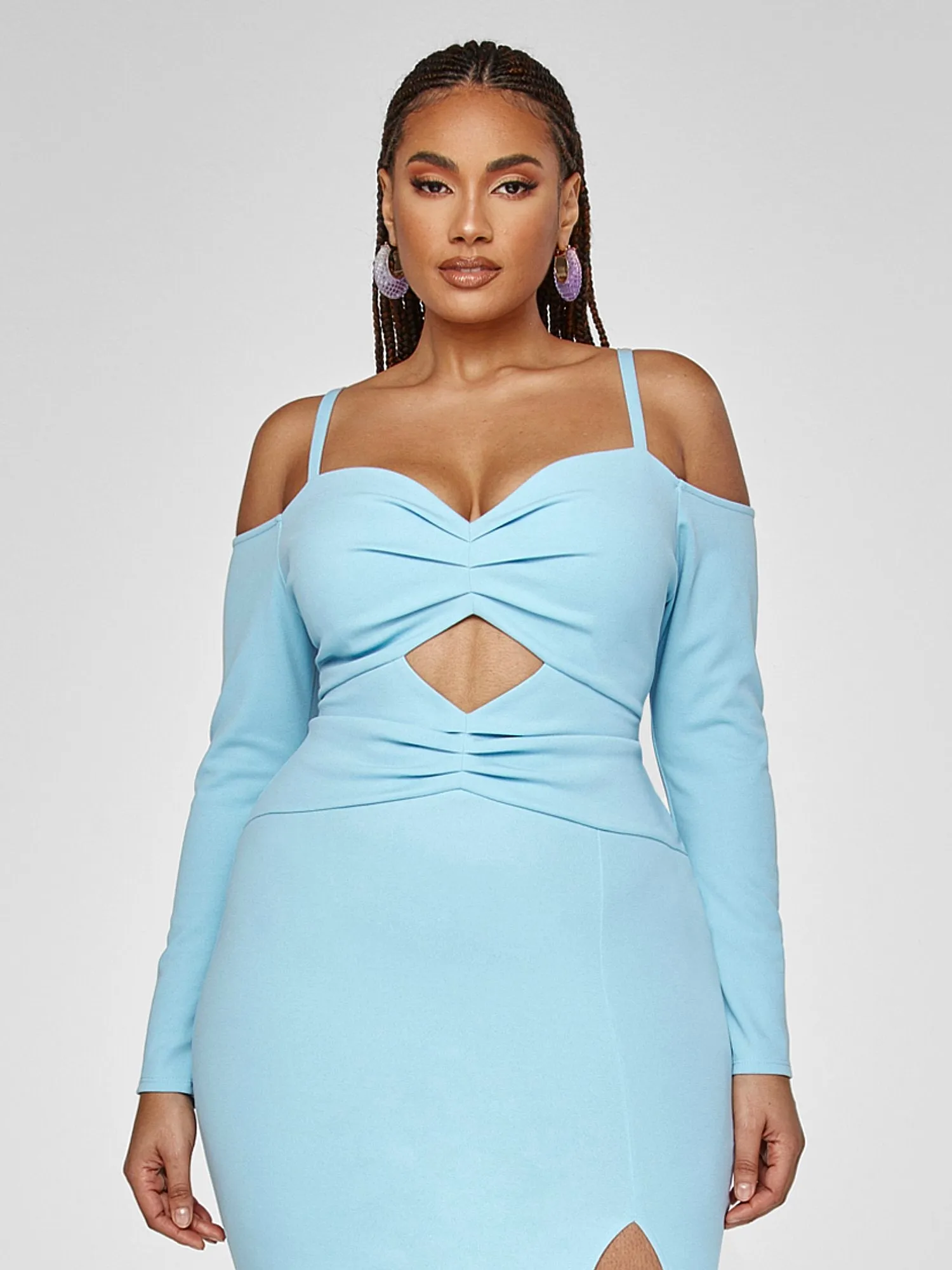 Drea Cutout Ribbed Knit Dress