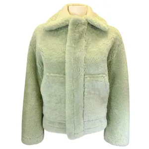 Jacquemus Le Papier Light Green Shearling Jacket