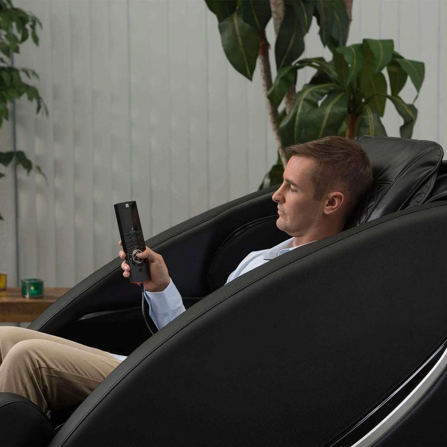 Ji - SL Track Heated Deluxe Zero Gravity Massage Chair