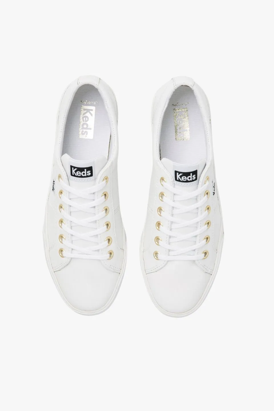 Jump Kick Duo White Leather Low Sneaker