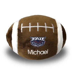 Personalized FAU Owls Plush Football