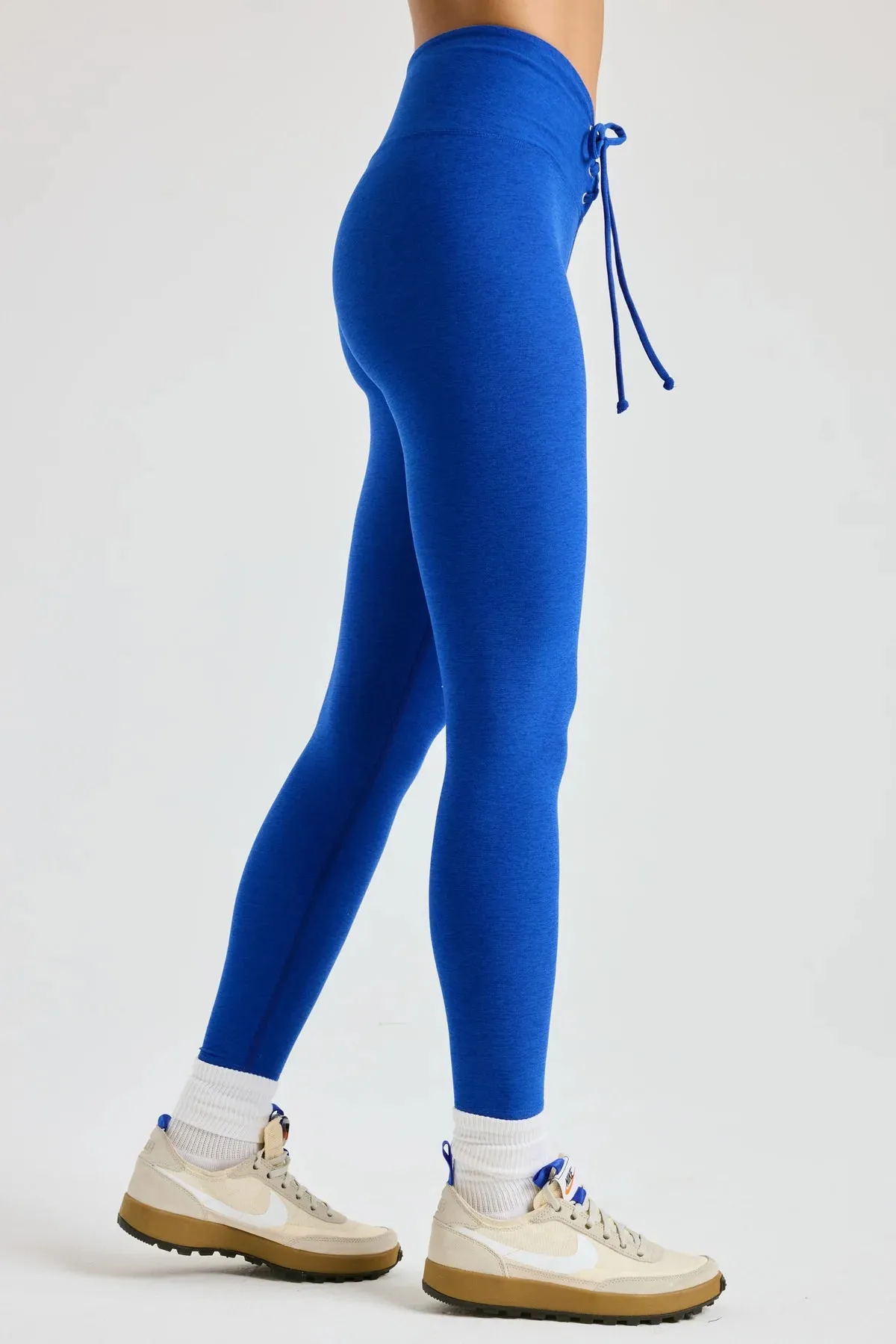 Stretch Football Legging in Cobalt