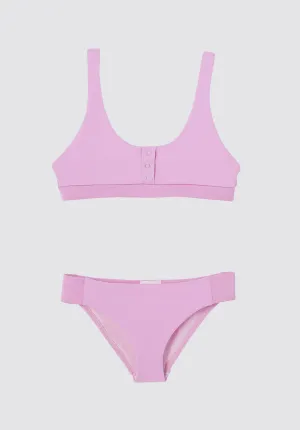 Two Piece Swimsuit for Girls UPF 50  | Lilac