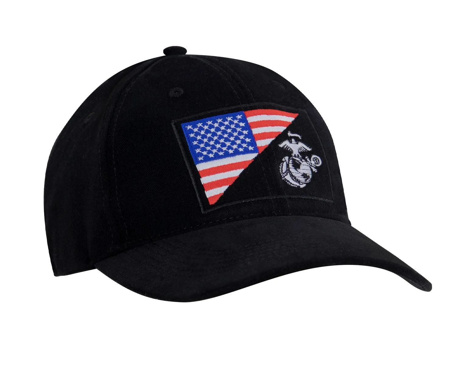 USMC Eagle, Globe and Anchor / US Flag Low Pro Cap