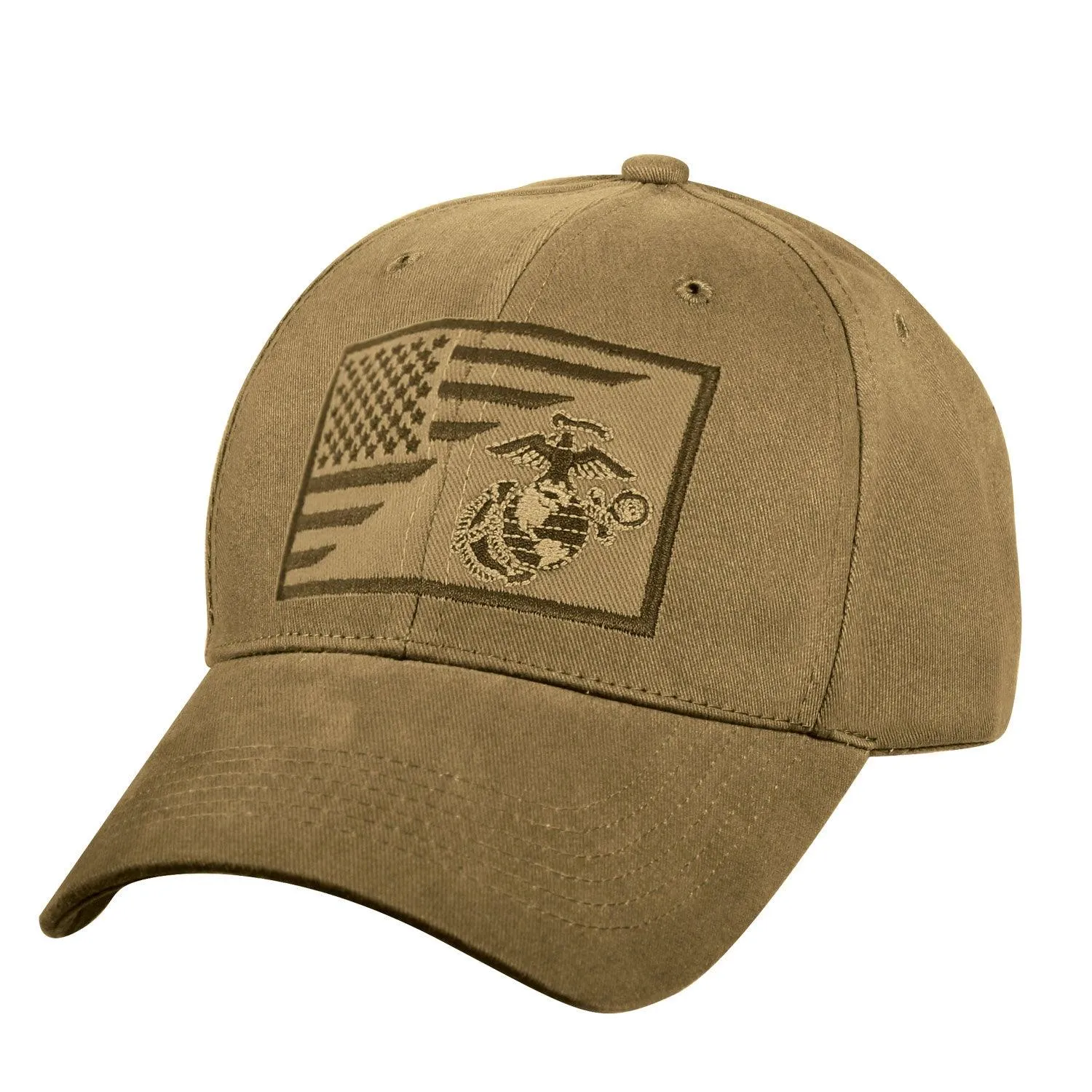 USMC Eagle, Globe and Anchor / US Flag Low Pro Cap