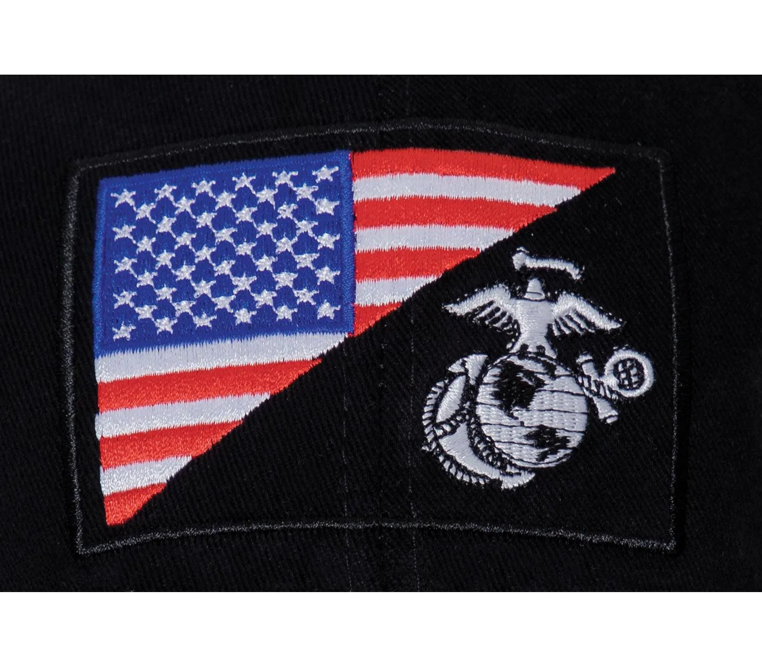 USMC Eagle, Globe and Anchor / US Flag Low Pro Cap